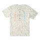 Billabong Ανδρική κοντομάνικη μπλούζα Yellow Sun Tie Dye - Short Sleeve T-Shirt for Men